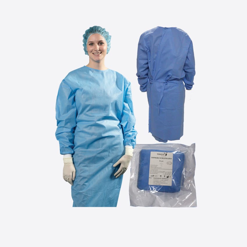 Disposable surgical gown for hospital and operation use